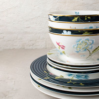Тарелка десертная Midnight Candy, 20 см, фарфор, белый, синий, Laura Ashley, Великобритания_00809380060749756143.jpg