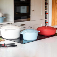 Кастрюля с крышкой , 2,5 л, 20 см, литой алюминий, голубой, серия MasterClass, KITCHEN CRAFT, Великобритания_00817710056163955264.jpg