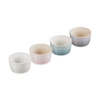 Набор из 4-х рамекинов, 100 мл, керамика, мультиколор, серия Calm, LE CREUSET, Франция