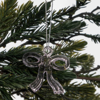 Украшение новогоднее - подвес Бантик, 5 см, стекло, розовый, серия New Year, ANNA LAFARG, Китай_00821180052418114152.jpg