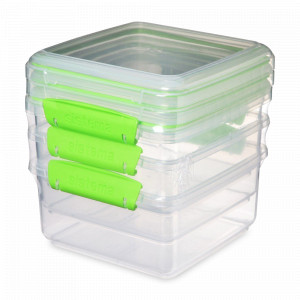 Набор из 3-х контейнеров, 1,2 л, пластик, зеленый, серия Fresh, SISTEMA, Новая Зеландия, SISTEMA (Новая Зеландия)