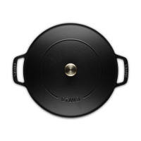 Сотейник с крышкой, 28 см, чугун, черный, серия La Cocotte, STAUB, Франция_00795630064014999033.jpg