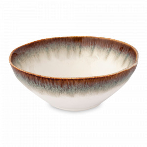 Салатник , 22 см, фарфор, коричневый, серия Nuances, EASY LIFE (R2S), Италия, Салатники EASY LIFE R2S