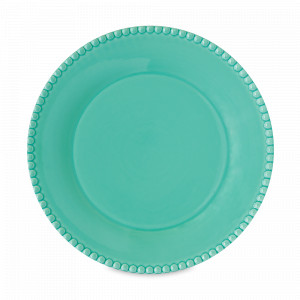 Тарелка обеденная, 26 см, фарфор, морская волна, серия Tiffany, EASY LIFE (R2S), Италия, Красивые тарелки для сервировки