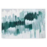 Панно декоративное By Feel, 80 х 120 см, холст с ручной росписью, дерево, индиго, серия Art, BERGENSON BJORN, Великобритания