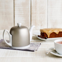 Чайник заварочный с колпаком, 1 л, фарфор, алюминий, белый, серый, серия Salam, GUY DEGRENNE, Франция_00802430054154111196.jpg