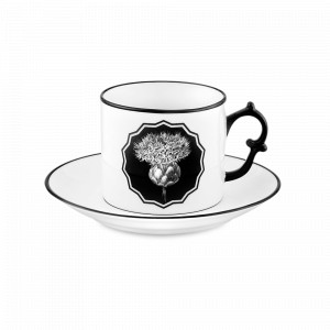 Пара чайная, 200 мл, фарфор, белый, серия Herbariae, VISTA ALEGRE, Португалия, VISTA ALEGRE (Португалия)