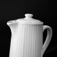 Кофейник, 350 мл, фарфор, серия Plisse, PILLIVUYT, Франция_00805040059913887231.jpg