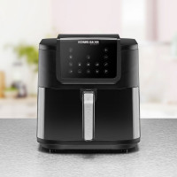 Аэрофритюрница , 8 л, нержавеющая сталь, пластик, черный, ROMMELSBACHER, Германия_00817860051612636155.jpg