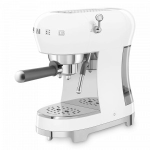 Кофемашина - эспрессо с капучинатором, нержавеющая сталь, пластик, белый, SMEG, Италия, SMEG (Италия)