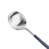 Набор столовых приборов на 6 персон, 24 предметов, синяя ручка, серия GOA matte blue, CUTIPOL, Португалия_00802510063692337702.jpg