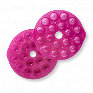 Форма для выпечки пирожных «Кейкпопс», 18 ячеек, силикон, розовый, LEKUE, Испания, LEKUE (Испания)