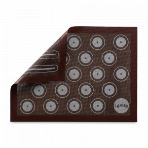 Коврик перфорированный для выпечки, 40 х 30 см, силикон, коричневый, серия Creative Pastry, LEKUE, Испания, Коврики для выпечки