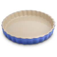 Форма для выпечки Тарт, 28 см, керамика, синий, серия Marseille, LE CREUSET, Франция