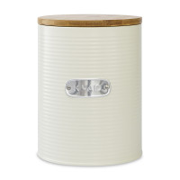 Банка для хранения сладостей, 2,6 л, углеродистая сталь, бамбук, кремовый, серия Irmel, SMART SOLUTIONS, Россия