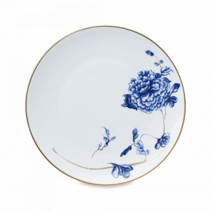 Тарелка обеденная, 27 см, фарфор, белый, декор, HOMEFEEL, Россия, Тарелки