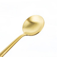 Набор столовых приборов на 6 персон, 24 предметов, матовое покрытие, золотистый, серия Moon Gold Brushed, CUTIPOL, Португалия_00799830058612747634.jpg