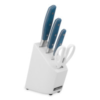 Набор кухонных ножей 3 шт.+ ножницы, в белой деревянной подставке, серия Brooklyn, ARCOS, Испания