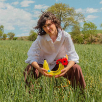 Ваза для цветов Banana, 19 см, керамика, желтый, DOIY, Испания_00821710053182048096.jpg