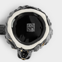 Кружка «Лев», 540 мл, керамика, черный, золотистый, рельеф, серия Manly, ANNA LAFARG, Китай_00822620050121377654.jpg