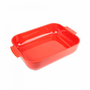 Форма для запекания прямоугольная, 25 х 15.5 см, 1.4 л, керамика, красный, серия Red, PEUGEOT CERAMIC, Франция, Скидка до -35% на PEUGEOT CERAMIC