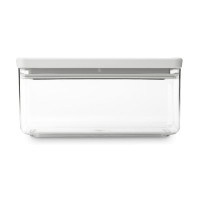 Контейнер модульный для продуктов, 1.5 л, 22 х 11 х 10.5 см, пластик, светло-серый, серия Tasty+, BRABANTIA, Бельгия