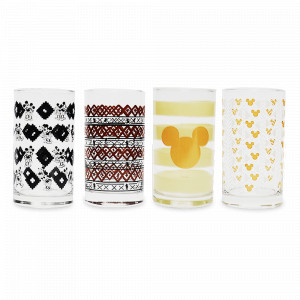 Набор из 4-х высоких стаканов Boho, 245 мл, стекло, серия Disney, LUCARIS, Таиланд, Стаканы для воды