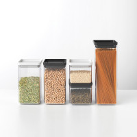 Контейнер для сыпучих продуктов, 2,5 л, 11 х 11 х 29,5 см, пластик, темно-серый, серия Tasty+, BRABANTIA, Бельгия_00801470061085762523.jpg