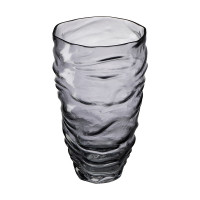Ваза Crumpl, 25.3 см, стекло, серый, BERGENSON BJORN, Великобритания_00814620061237412893.jpg