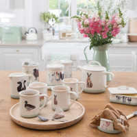 Чайник заварочный «Заяц», 1,4 л, керамика, декор, серия Apple Farm, KITCHEN CRAFT, Великобритания_00806130050377219583.jpg