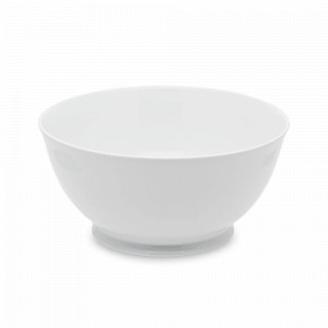 Салатник BLANC, 25 см, фарфор, белый, рельеф, серия Collection L, GUY DEGRENNE, Франция, Тарелки и салатники GUY DEGRENNE