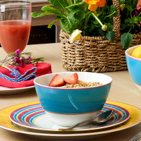 Салатник порционный Colypso, 15 см, фарфор костяной, бирюзовый, серия Kit Kemp, SPODE, Великобритания_00817620060981178927.jpg