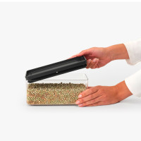 Контейнер модульный для продуктов, 1.5 л, 22 х 11 х 10.6 см, пластик, темно-серый, серия Tasty+, BRABANTIA, Бельгия_00817010067375455365.jpg