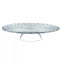 Блюдо для торта, 32 см, хрустальное стекло, серия Bossa Nova, NACHTMANN, Германия, 