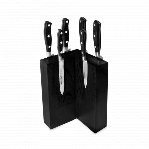 Набор из 6-ти кухонных ножей на подставке из дуба, серия Riviera, ARCOS, Испания, Набор ножей накири