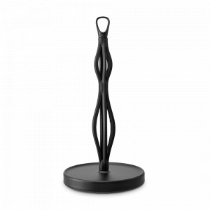 Держатель для бумажных полотенец, сталь, термопластик, 17.8 x 34.3 см, черный, серия Ribbon, UMBRA, Канада, UMBRA (Канада)