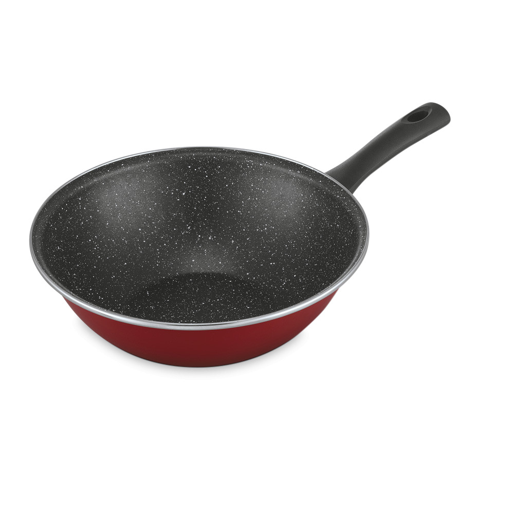 Вок Tradition, 28 см, нержавеющая сталь, красный, BRABANTIA, Бельгия