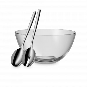 Набор для салата, 3 предмета, нержавеющая сталь 18/10, стекло, серия Taverno, WMF, Германия, WMF (Германия)