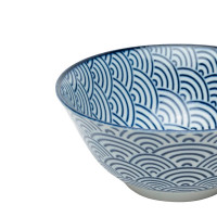 Салатник порционный Wave, 15.2 см, 500 мл, фарфор, белый, синий, серия Nippon Blue, TOKYO DESIGN, Нидерланды_00815930057477241703.jpg