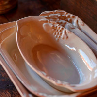 Блюдо круглое Cream, 32 см, керамика, кремовый, серия Madeira Harvest, COSTA NOVA, Португалия_00814370004433928553.jpg