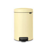 Контейнер для мусора с педалью, 12 л, нержавеющая сталь, желтый, серия newIcon, BRABANTIA, Бельгия