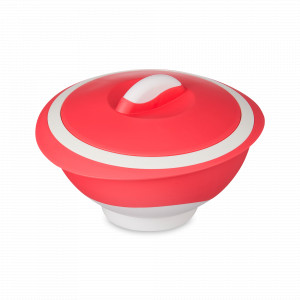 Термокастрюля , 3 л, нержавеющая сталь, пластик ABS, красный матовый, PINNACLE, Индия, Термосы