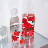 Набор из графина и стакана, стекло, декор, серия Rose, DOIY, Испания_00822830066166143954.jpg