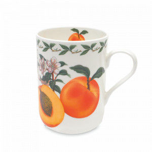 Кружка «Абрикос», 300 мл, костяной фарфор, белый, декор, серия Фруктовый сад, MAXWELL WILLIAMS, Австралия, MAXWELL & WILLIAMS (Австралия)