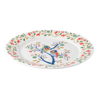 Набор из 2-х обеденных тарелок Love Birds, 28 см, фарфор, белый, декор, серия Birds of Paradise, LIBERTY JONES, Россия_00817550037902167906.jpg