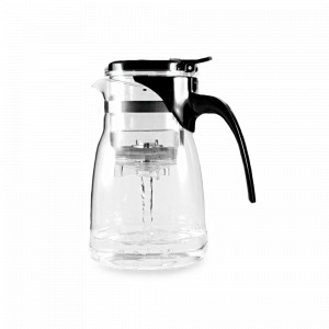 Чайник заварочный Гунфу, 900 мл, боросиликатное стекло, пластик, SAMADOYO, Китай, Китайские заварочные чайники