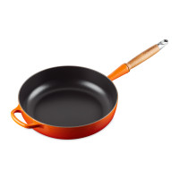 Сотейник , 28 см, чугун, оранжевый, серия Flame, LE CREUSET, Франция
