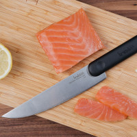 Нож кухонный для нарезки, 18 см, черная ручка, серия Chopping boards and Knives, TREBONN, Италия_00816280051136083604.jpg