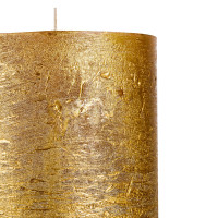 Свеча цилиндрическая, 13 см, золотистый металлик, Luz Your Senses, Бельгия_00813090038180715755.jpg