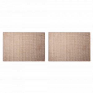 Набор из 2-х подстановочных прямоугольных салфеток, 33 х 48 см, пвх, бежевый, серия Ombre, WO HOME, Германия, Салфетки подстановочные